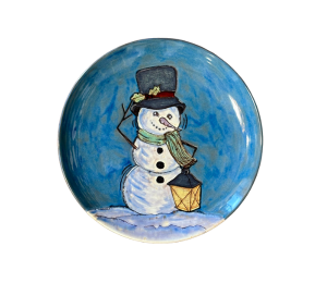 Princeton Rustic Glazed Snowman