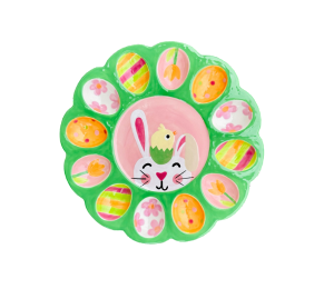 Princeton Easter Sherbet Egg Plate