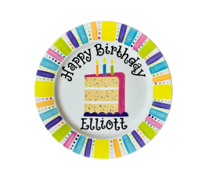 Princeton Birthday Cake Plate