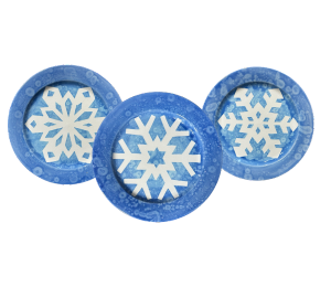Princeton Paper Snowflake Plate
